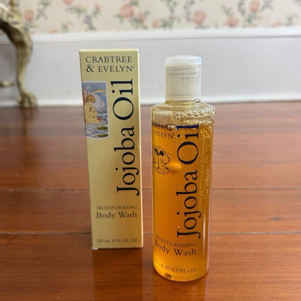 Crabtree & Evelyn Jojoba Oil Moisturizing Body Wash Gel 8.5 FL OZ 💛🎀
